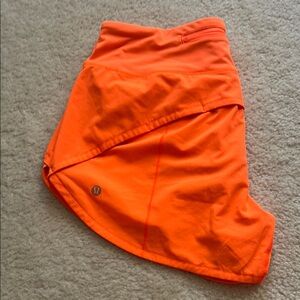 COPY - Lululemon - bright Orange Running Shorts